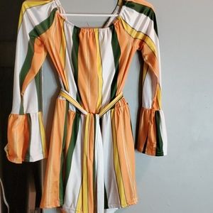 Romper orange/green/yellow